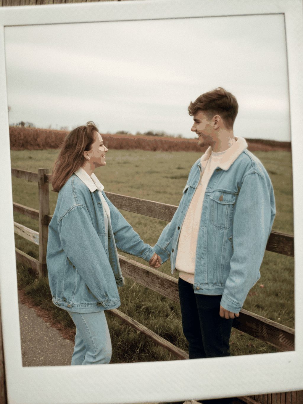 Jane and Liam walking in the park