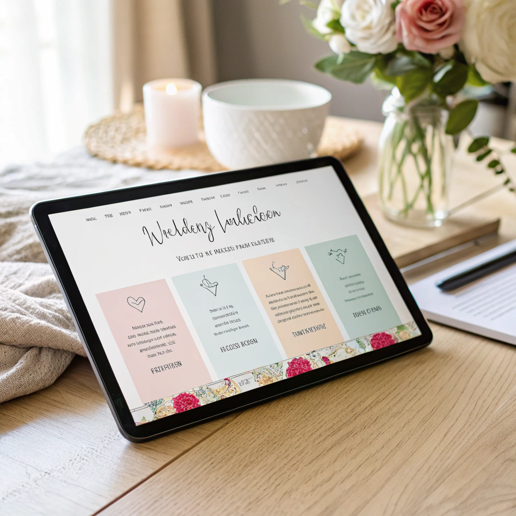 Digital invitation preview